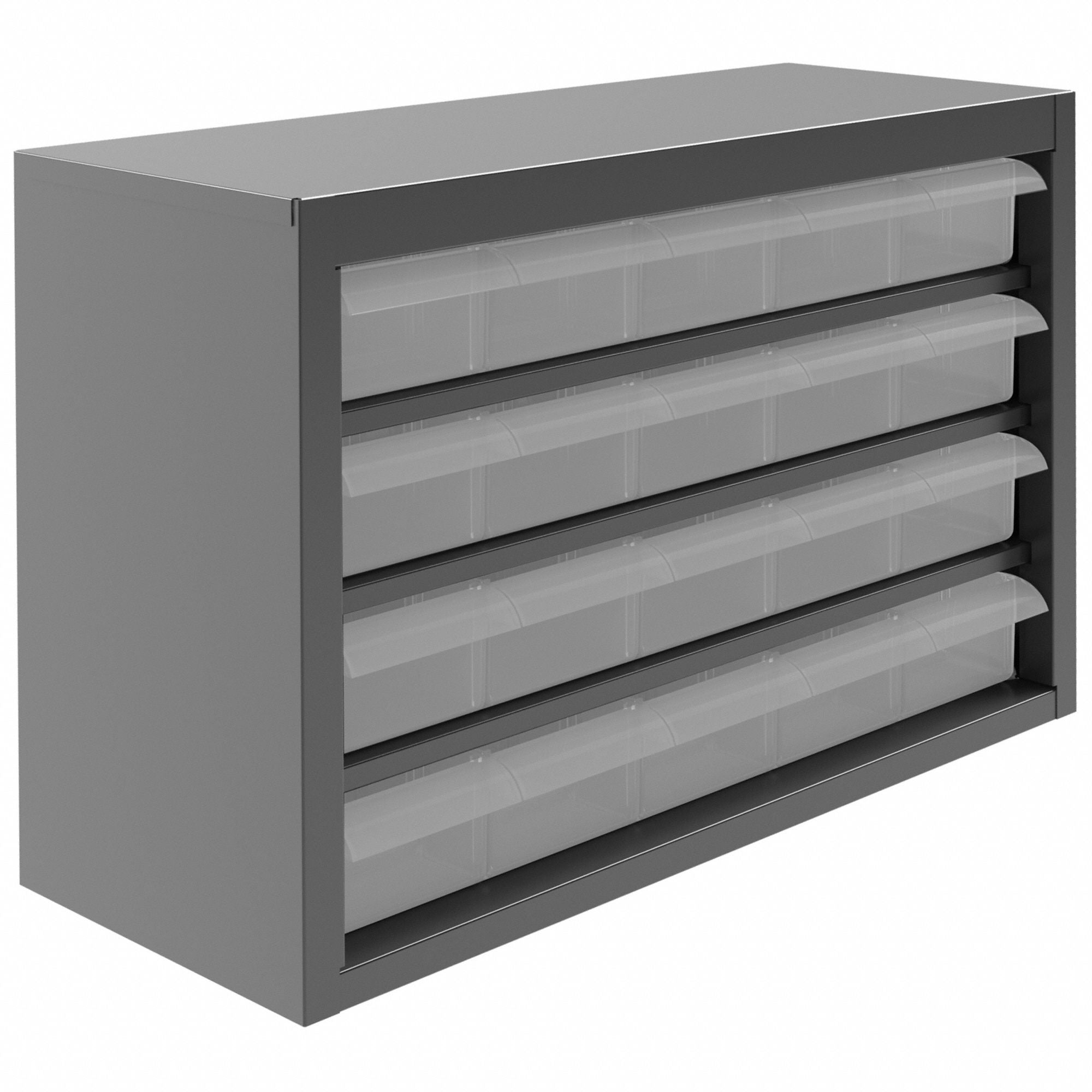 Bin Cab 20GrayDrwr Gray 12 H GrayDrwr
