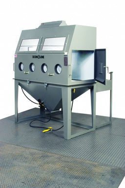 Blast Cabinet 60 X 30 Ft W/ Whisper Vac