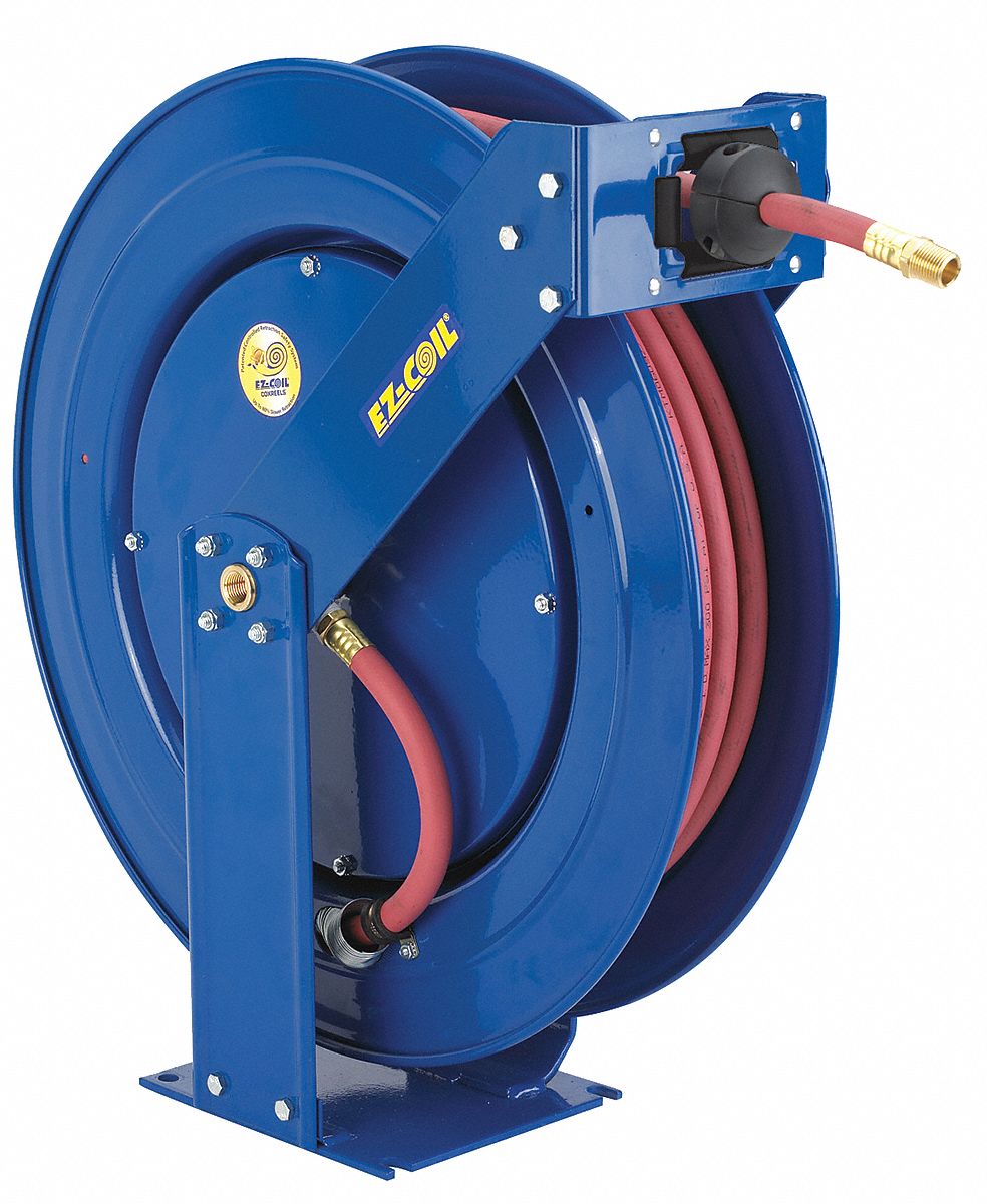 Spring Return Hose Reel 1/2 MNPT 100 ft