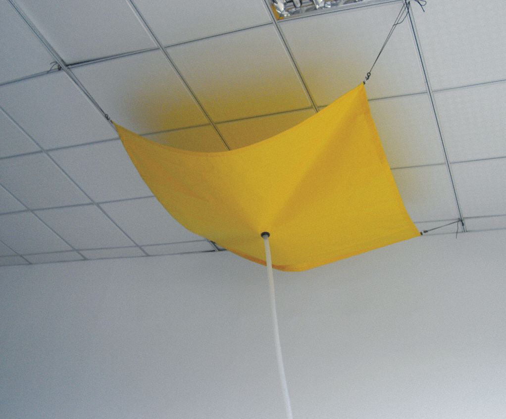 Roof Leak Diverter 2-1/2 ft Yellow