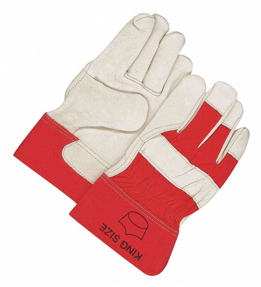 PR Leather Gloves Elastic Cuff XL