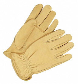 PR Leather Gloves Shirred Slip-On XL