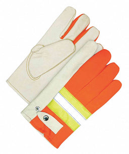 Leather Gloves Cowhide Palm S