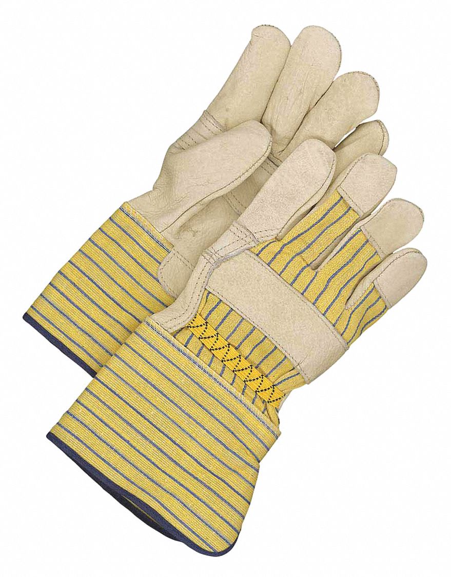 PR Leather Gloves Cowhide Palm L