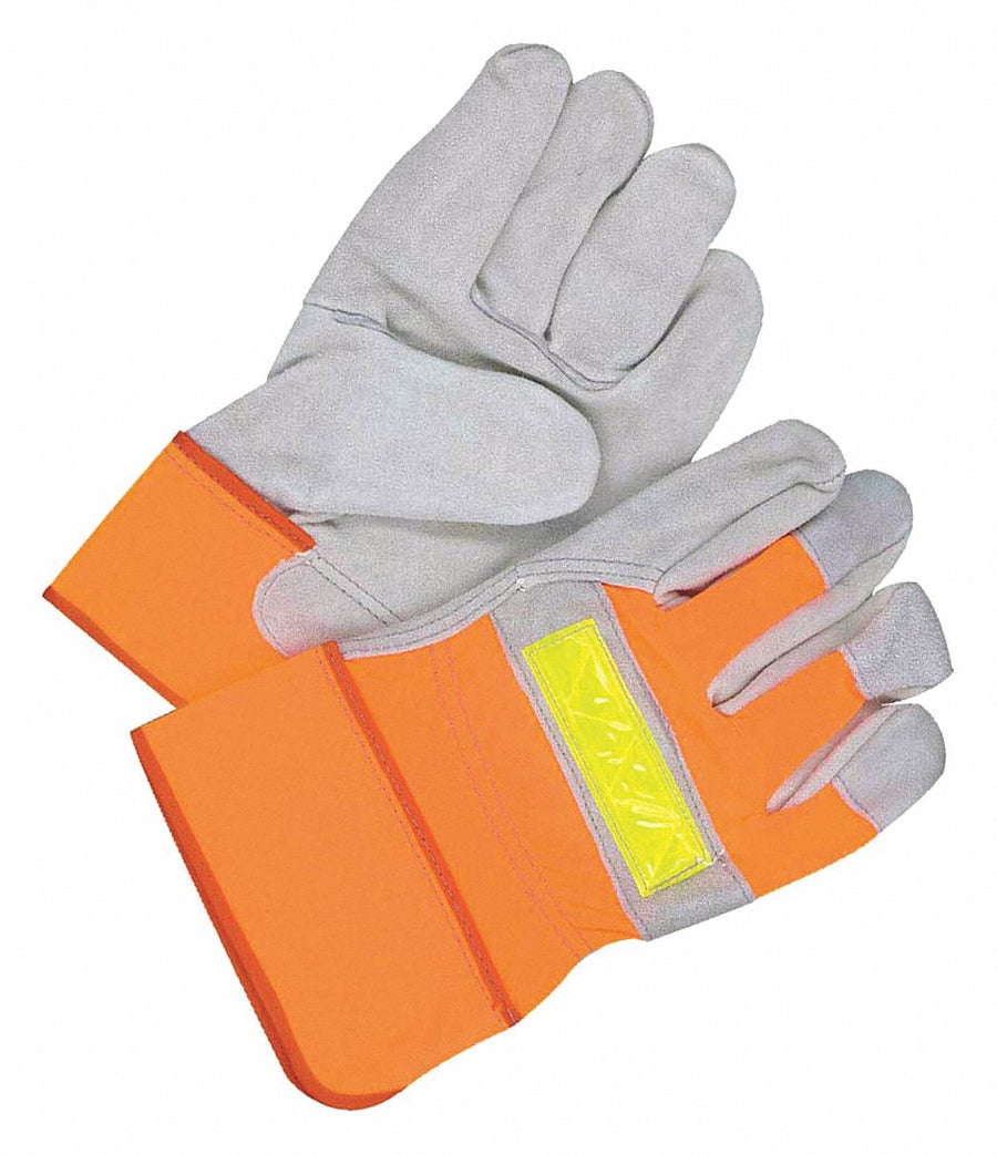 PR Leather Gloves Safety Cuff L