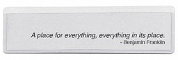 Label Holder Clear Pocket PK100