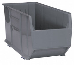 G7021 Mobile Bin Gray Polypropylene 17 1/2 in