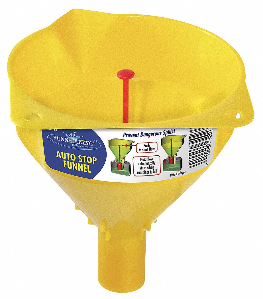 Auto Stop Funnel 16oz. 1-1/8 Dia Spout