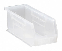 Hang and Stack Bin Clear PP 4 in