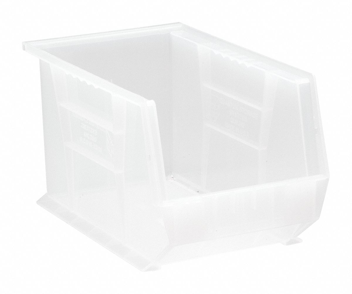 Hang and Stack Bin Clear PP 8 in