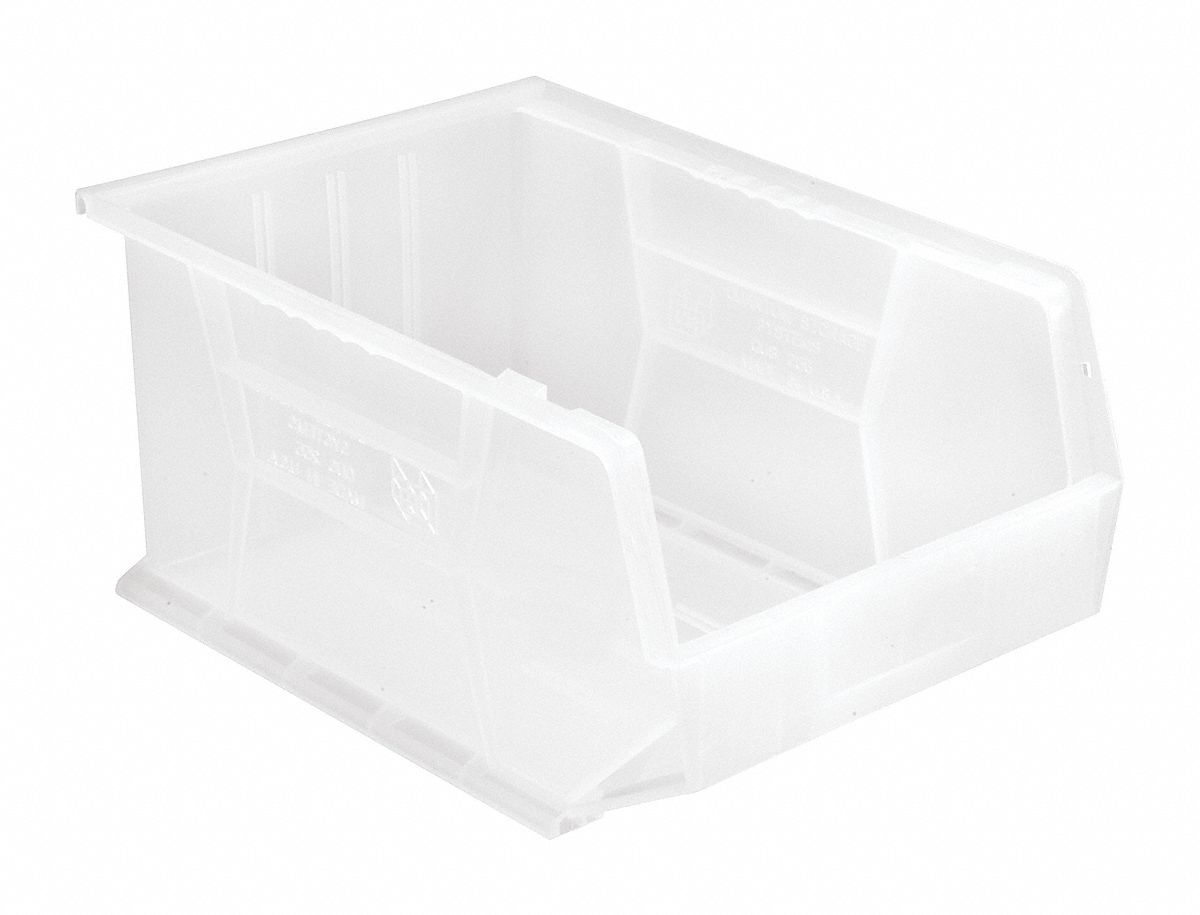 Hang and Stack Bin Clear PP 8 in