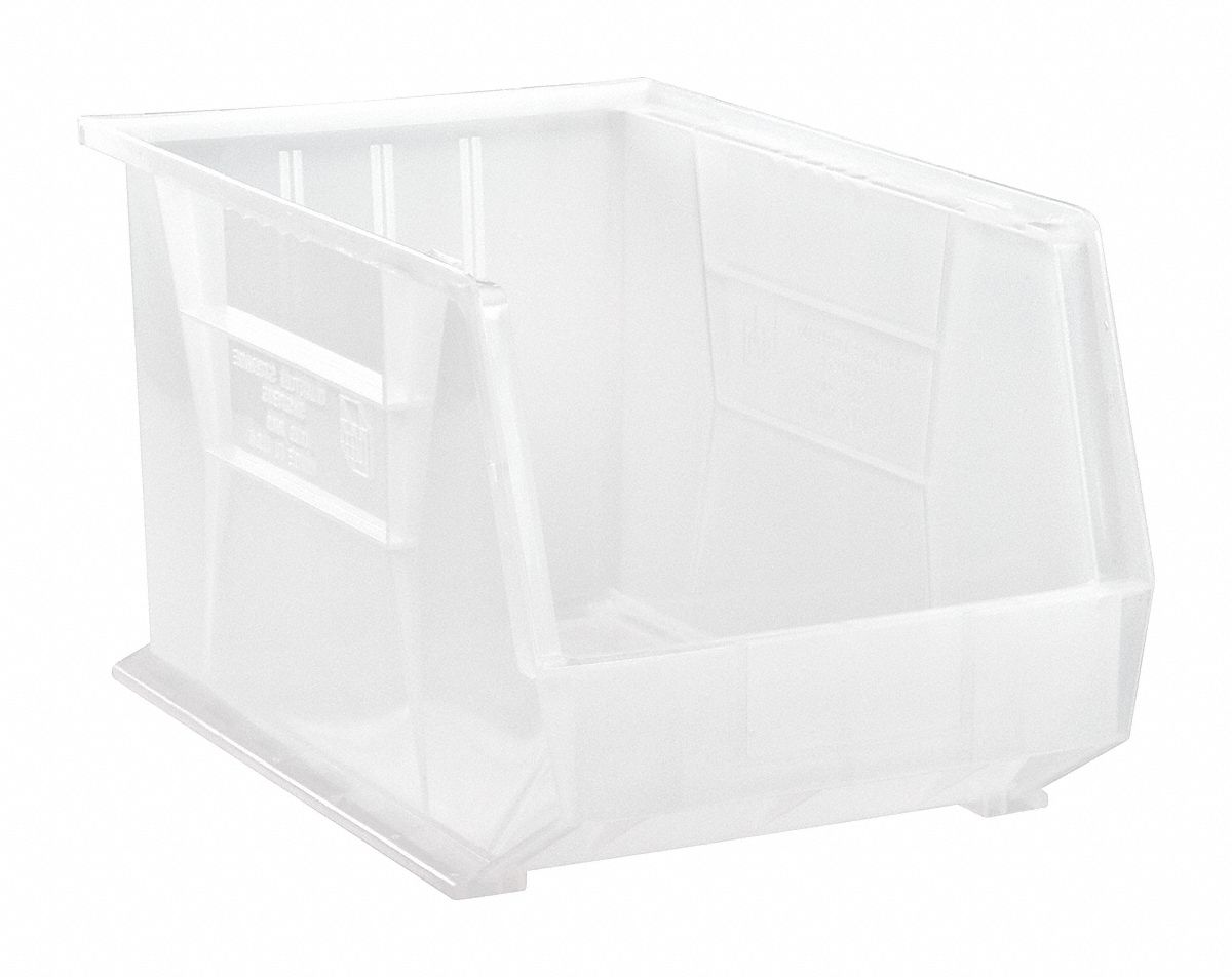 Hang and Stack Bin Clear PP 10 in
