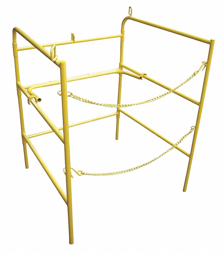 Collapsible Manhole Grd Rail 42x33x33in