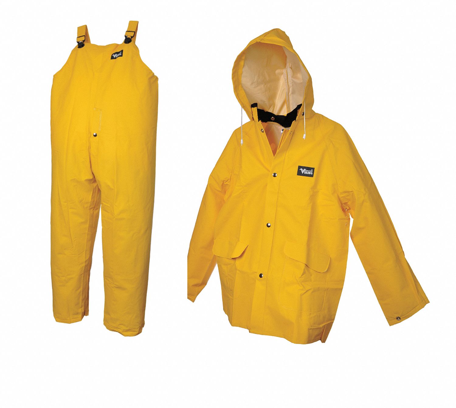 Rain Suit w/Jacket/Bib Unrated Yellow S