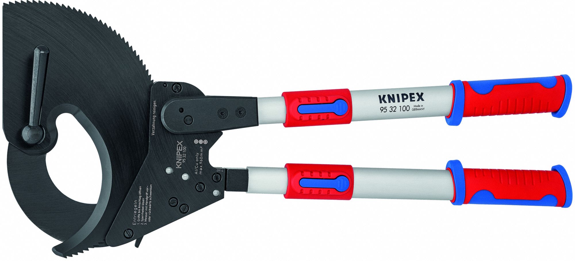 Ratchet Cable Cutter Center Cut 26-3/4In