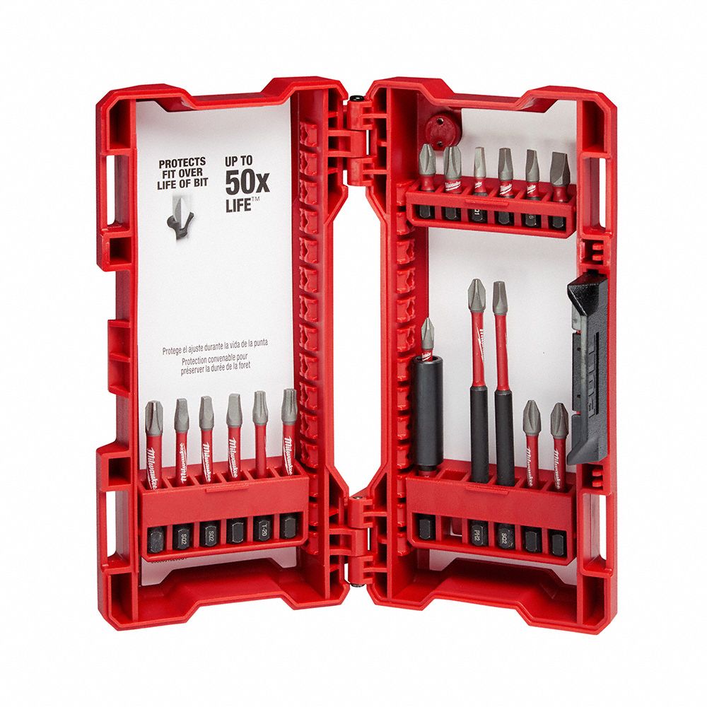 DriverBitSet 18pcs AlloySteel Shank 1/4