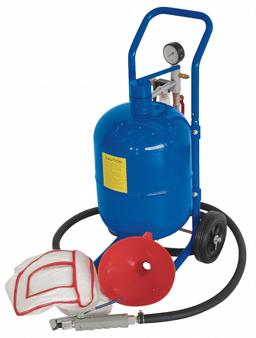 Abrasive Blaster Press 45lb 60-125psi