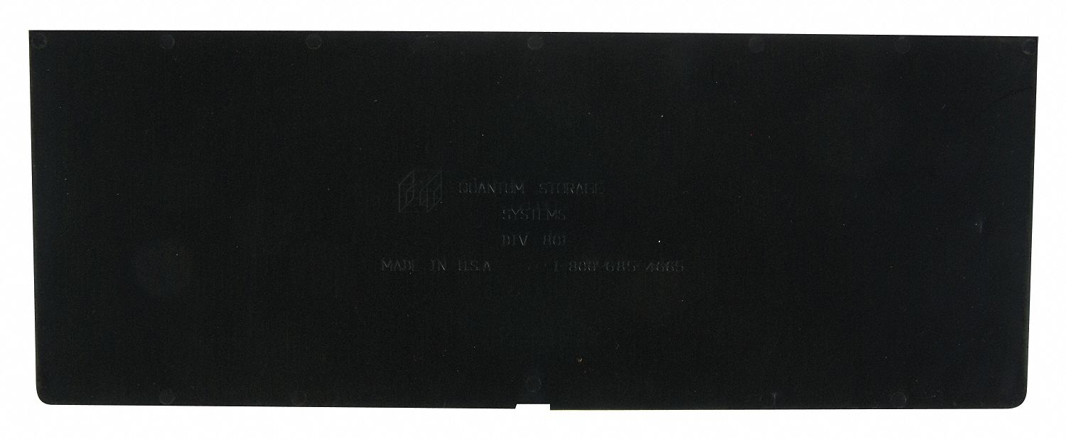 Divider 10 5/8 in Black 4 PK4