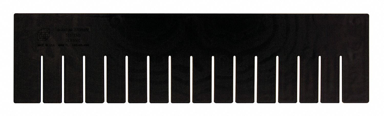 Divider Black PPC 17 1/2 in PK6