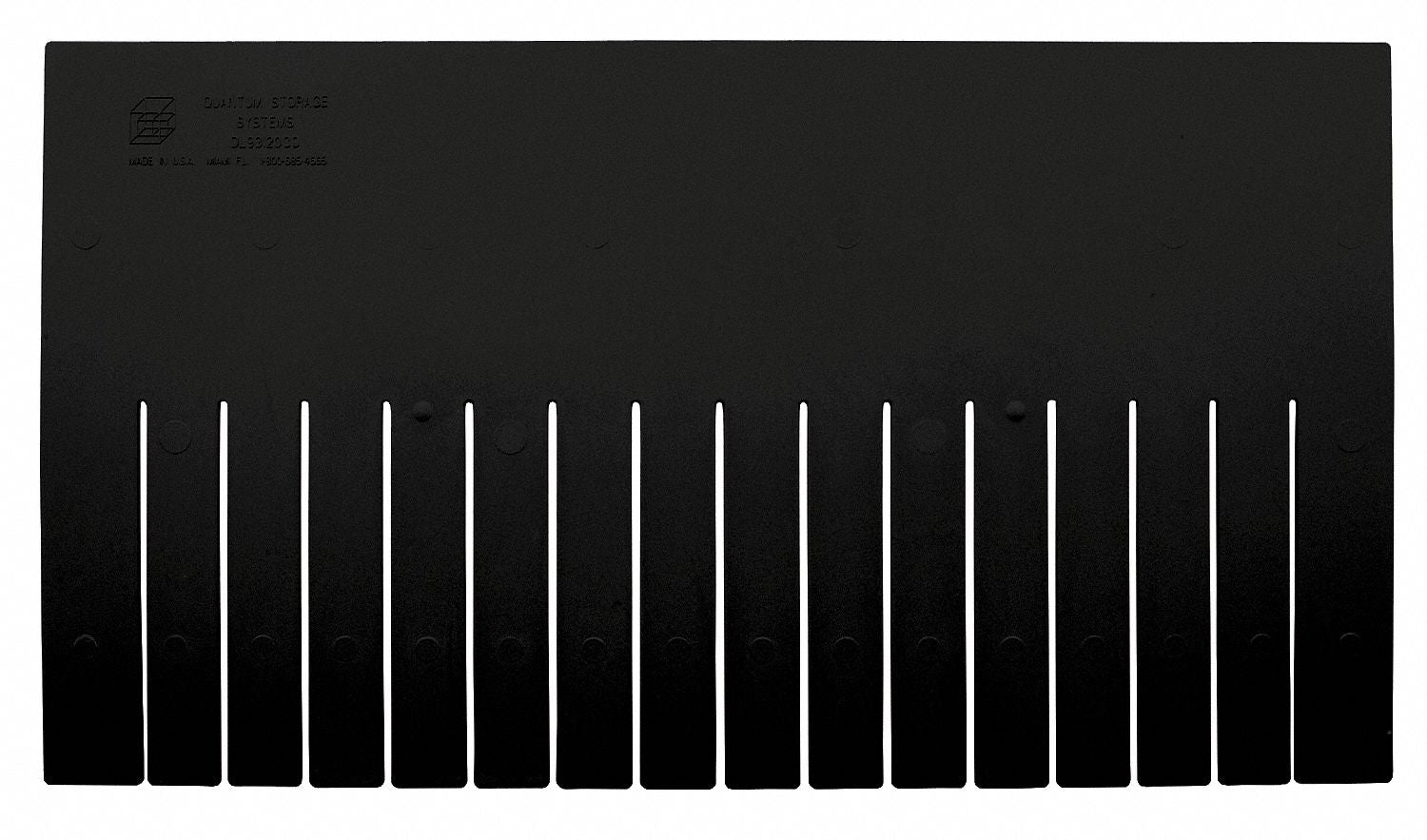 Divider Black PPC 12 in PK6