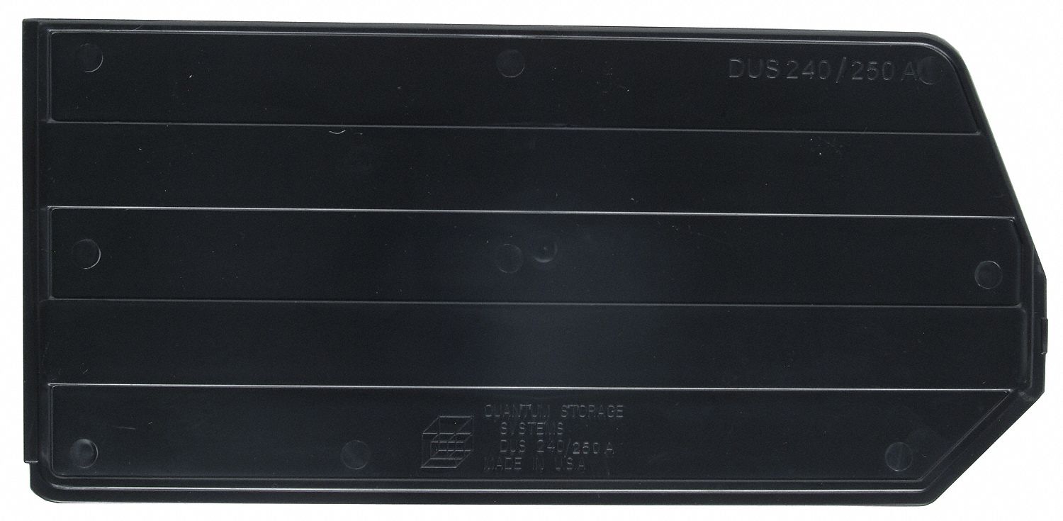 Divider 8 1/4 in Black 6 PK6