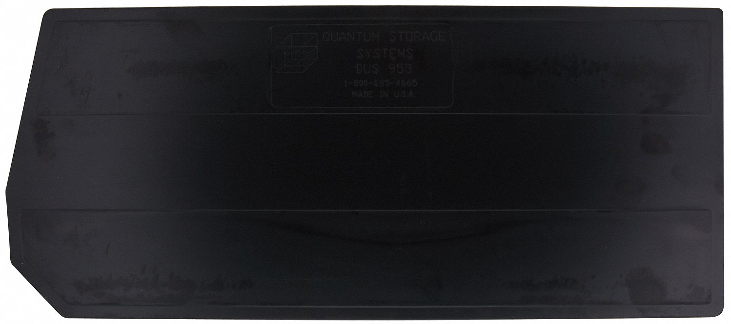 Divider 8 7/8 in Black 6 PK6