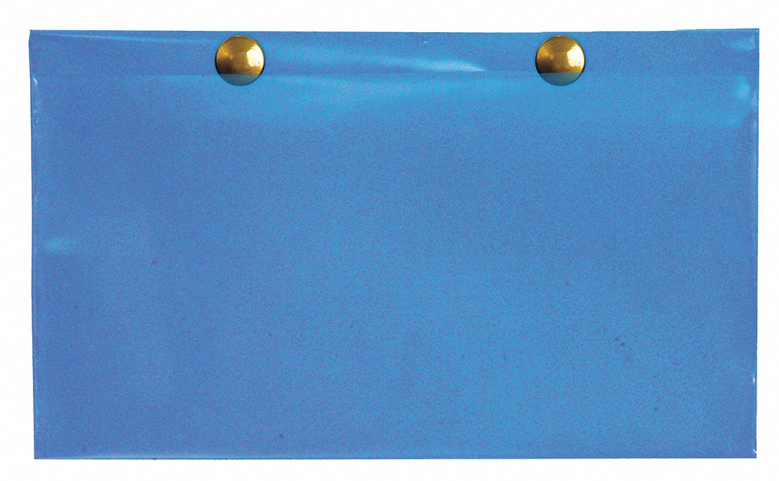 CndctvESDLblHldr Clear Flat Pocket PK6