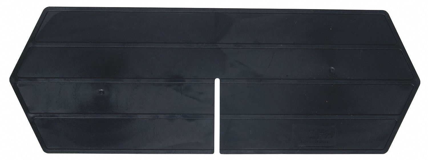 Divider 8 3/8 in Black 10 PK10
