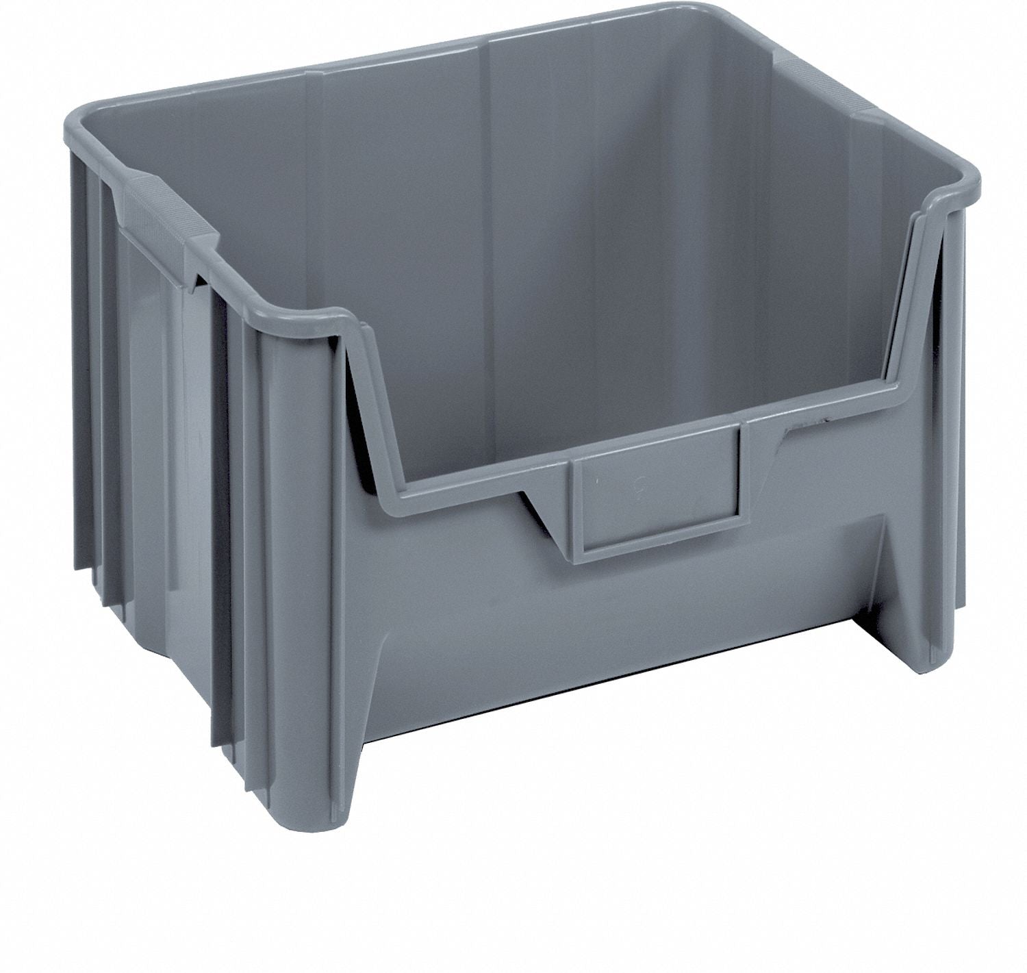 G2987 Bin Gray Polyethylene 12 7/16 in