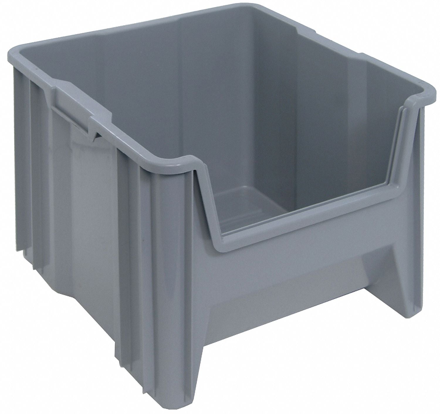 G2980 Bin Gray Polyethylene 12 1/2 in