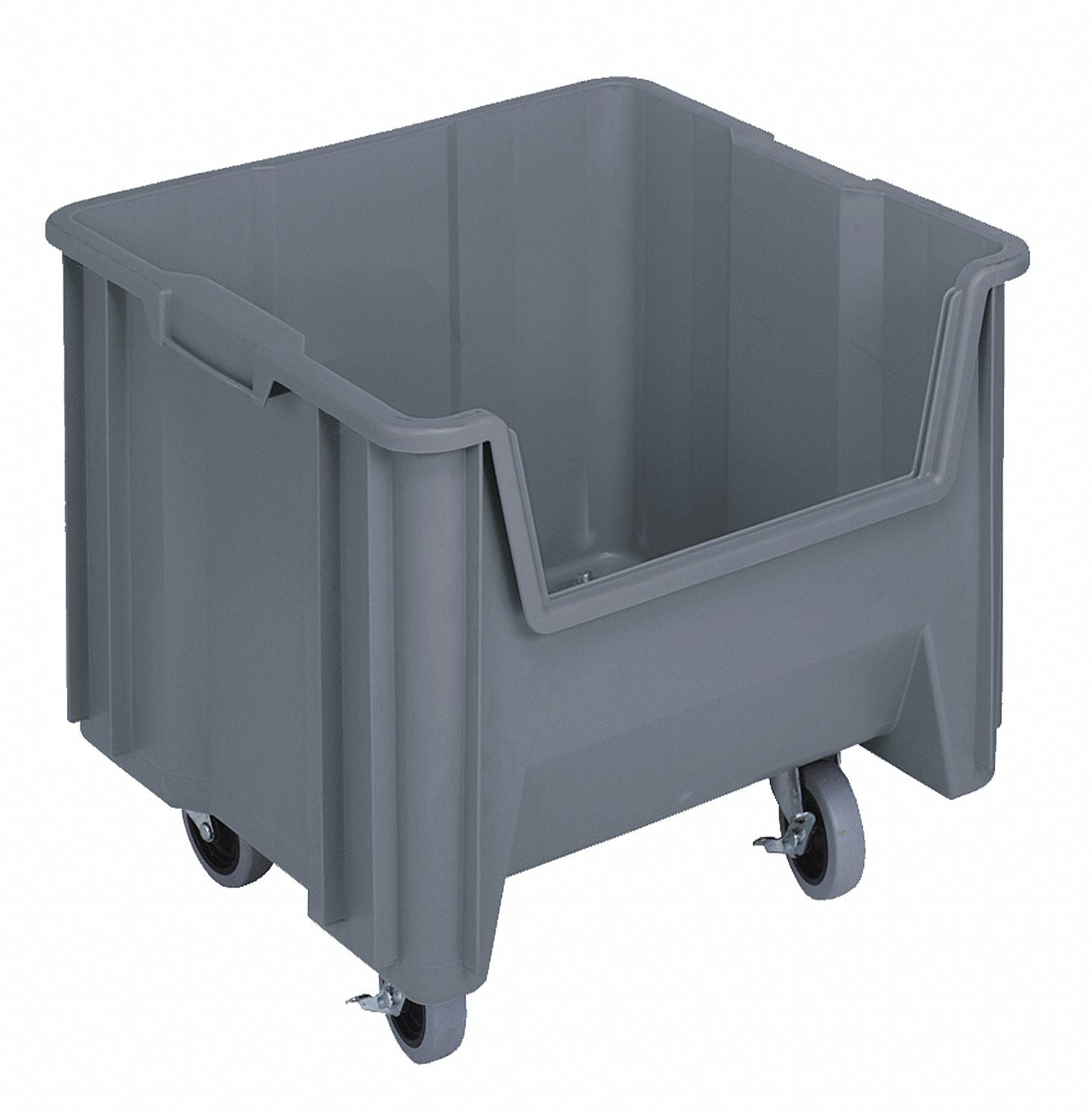G2981 Mobile Bin Gray Polyethylene 12 1/2 in