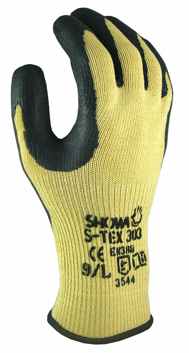 G2617 Coated Gloves Black/Yellow L PR