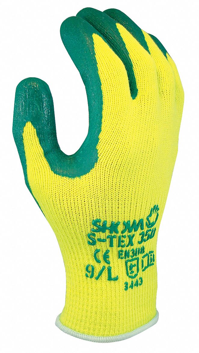 VF Coated Gloves Grn/Yl M 11V565 PR
