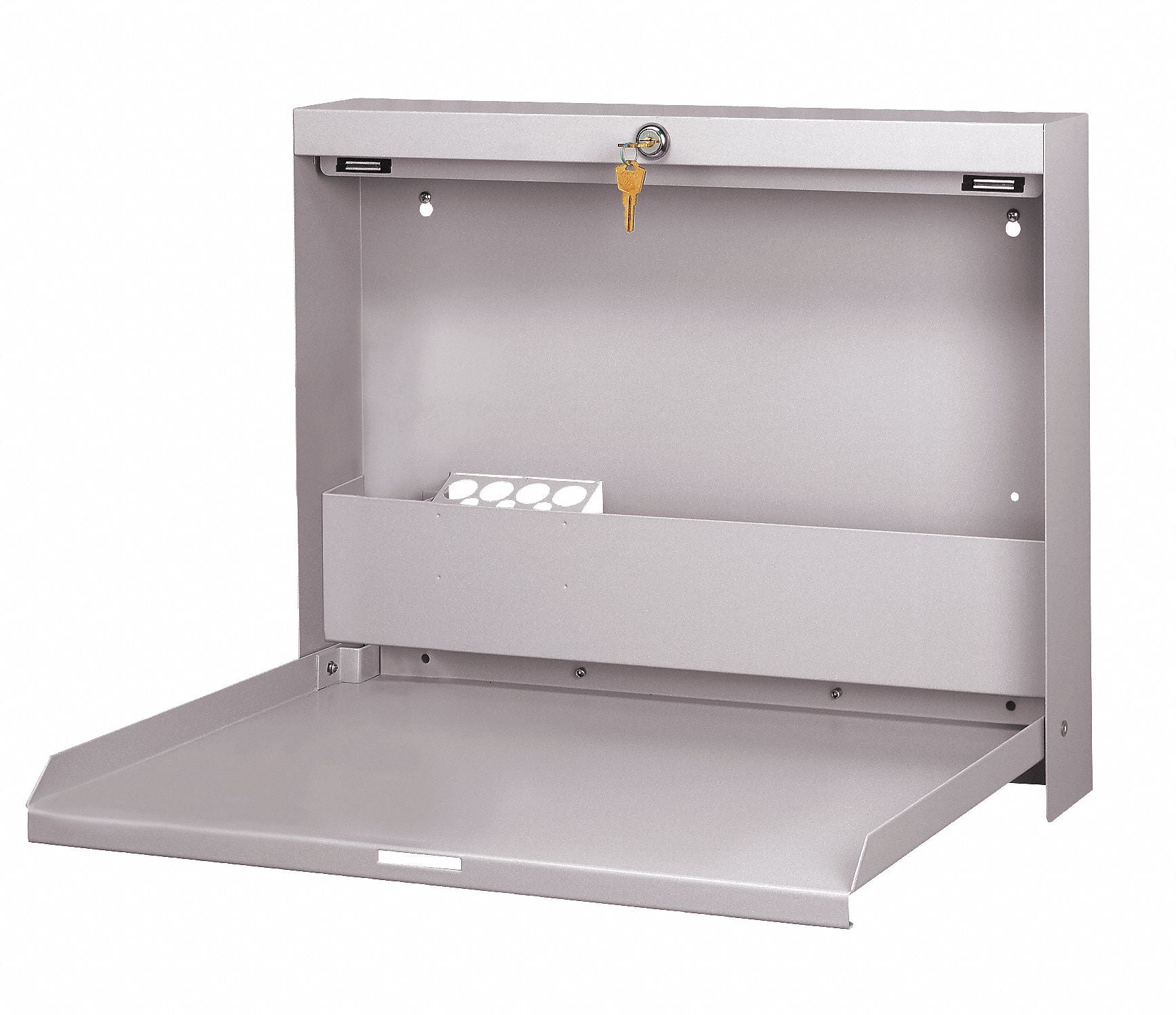 Folding Wall Mount Desk 16 3/8 H Gray