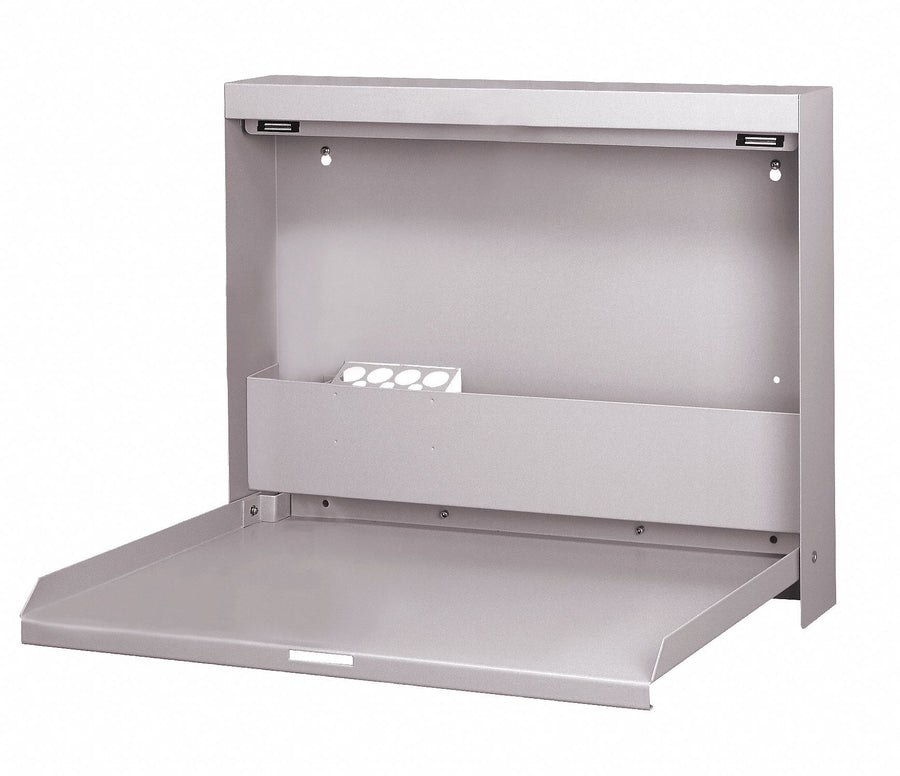 Folding Wall Mount Desk 16 3/8 H Gray
