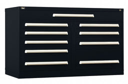 ModDrwrCab 37 x60 x28 Black 10Drwr
