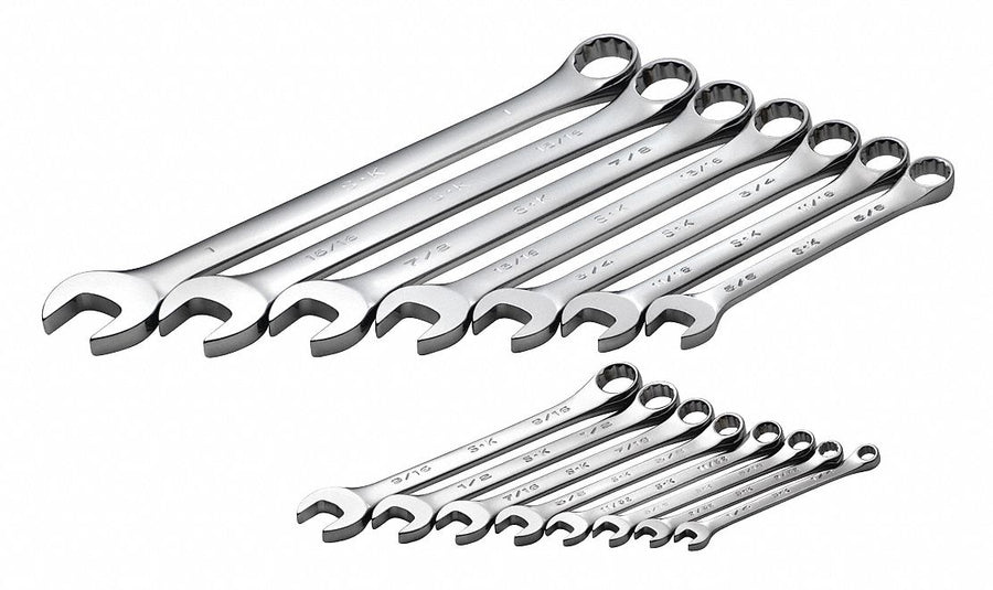 Combo Wrench St Steel Chrome Stnrd Ofst