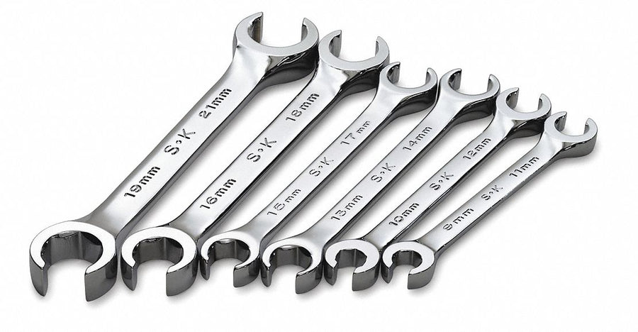 Flare Nut Wrench Set 6 Pieces 6 Pts