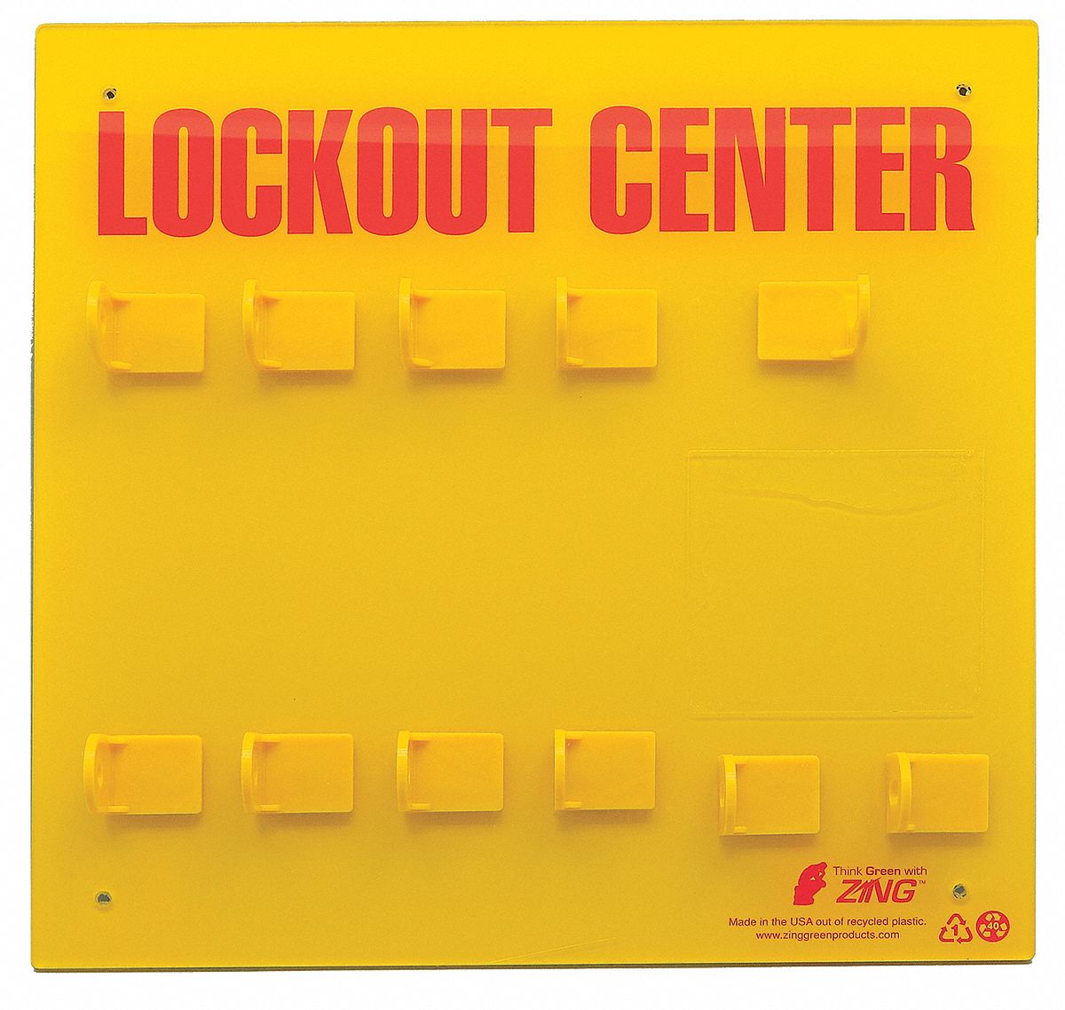 Lockout Board Unfilled 15 In H