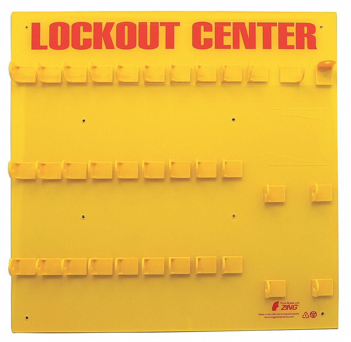 Lockout Board Unfilled 23-1/2 In W