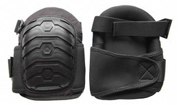 Knee Pad UNIV Hook/Loop Black PR