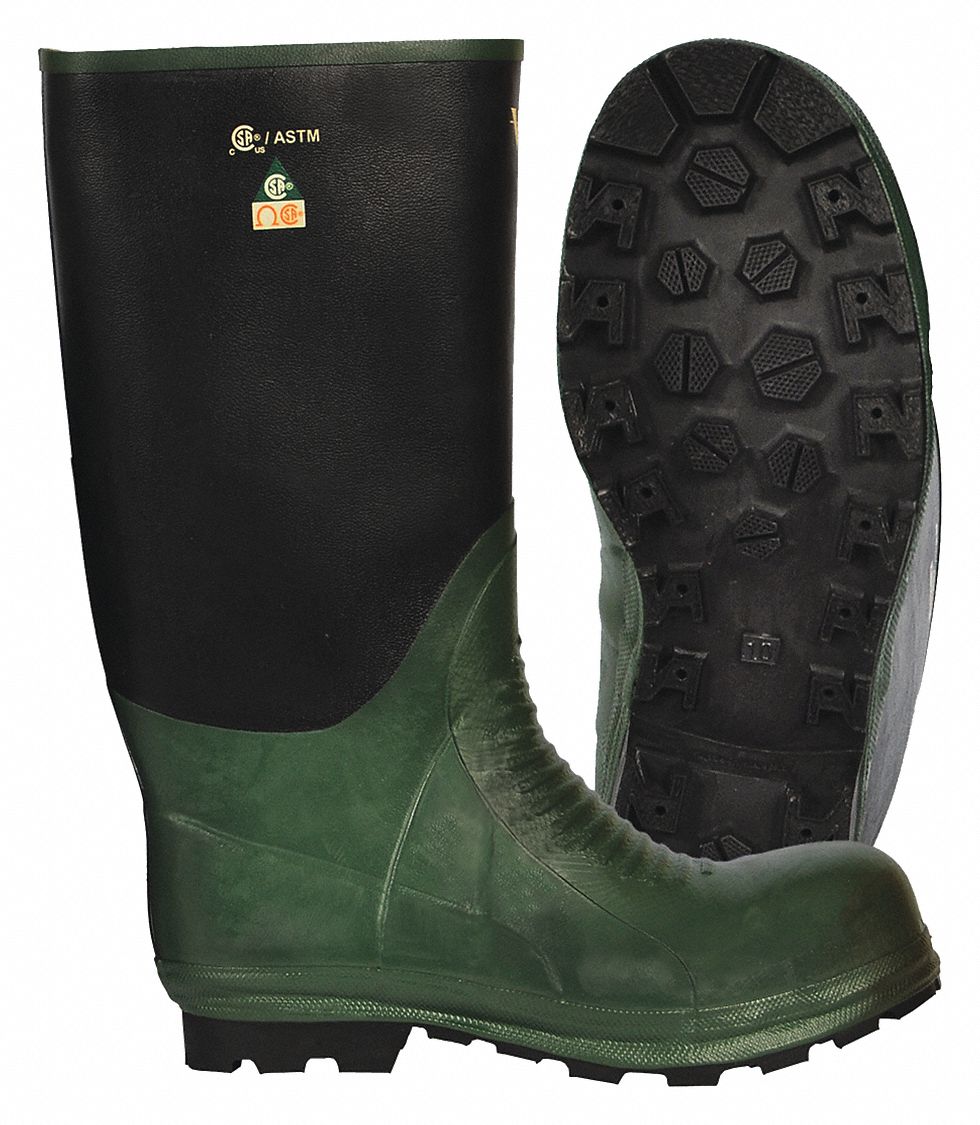 G3077 Rubber Boot Unisex 7 Knee Black PR