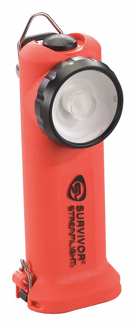 Handheld Flashlight Nylon Orange 175lm