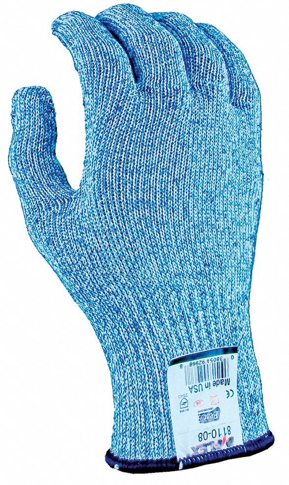 Coated Gloves Blue/White L(9)