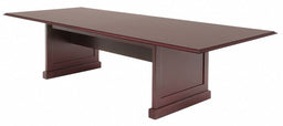 Conference Table 120 in L Mahogany