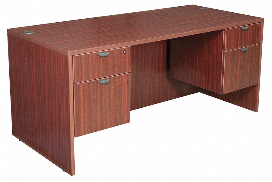 Office Desk 29 in H Mahogany