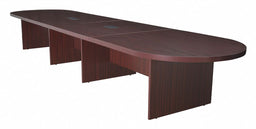 Conference Table 192 in L Mahogany