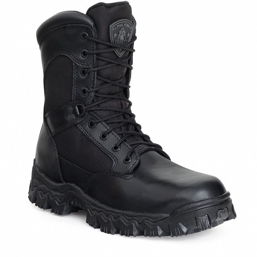 8-Inch Work Boot M 8 1/2 Black PR