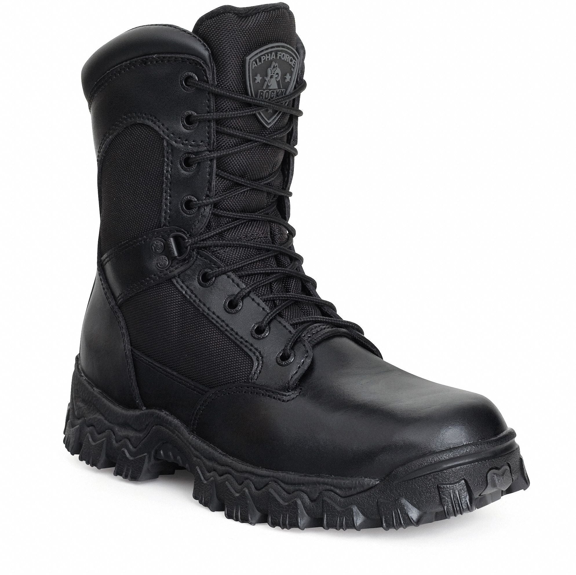 8-Inch Work Boot W 9 1/2 Black PR