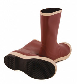 Rubber Boot Men s 10 Mid-Calf Red PR